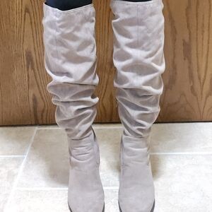Women's Suede Knee-High Boots